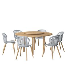 an image of a table and chairs set