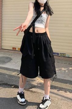 Pants Collection, Shorts Outfits Women, Anime Inspired Outfits, Big Pockets, Future Outfit, Big Pocket, Women Shorts