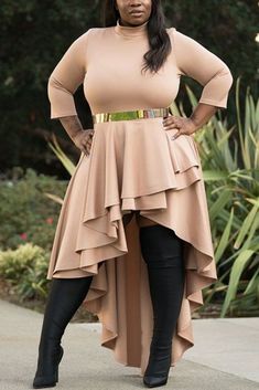 Apricot Dress, Yoga Legging, Nice Clothes, Plus Size Fashion For Women, Plus Size Kleidung, Mode Inspo, Curvy Girl Outfits, Curvy Girl Fashion, Cheap Fashion