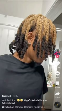 Rope Locs, Dread Colors, Color Dreads, Women With Locs, Hairstyles Locs, Thick Dreads, Dread Hairstyles For Men, Dyed Hair Men