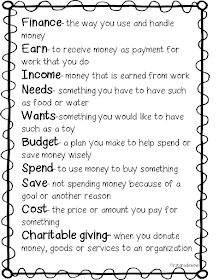 a printable worksheet to teach children how to make money in the classroom