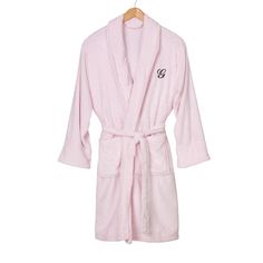 Relax every morning and night in the Luxury Fleece Initial Robe. The comforting fabric of this full length robe will keep you warm and cozy, while the embroidered initial adds a touch of personalized style. Featuring a tie belt, full collar, and oversized front pockets, this robe will become your favorite step in your self care routine. Choose your first or last initial, embroidered in black bridal script font to elegance and luxury. H Initial, Personalization Mall, Fleece Robe, Matching Robes, Lounge Robes, Embroidered Initials, One Piece Clothing, Black Bridal, One Piece Pajamas