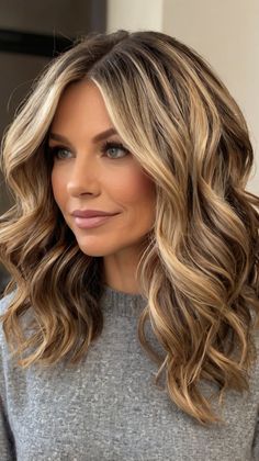 💝 Innovative Hair Cuts For 2024 For Women Hairstyles for Women Over 40 Charm | Pinterest Favorite 2025 Hair Color Trends For Women Blonde, Heavy Blonde Highlights On Dark Hair, Haircuts For Women Medium Length, Hair Color For 40 Year Old Women, Hair 2024 Trends Women, 2025 Hair Trends, Medium Length Haircut For Thick Hair, Full Blonde Highlights On Brown Hair, Fall Hair Trends 2024