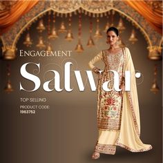 Make your engagement unforgettable with our stunning Salwar Kameez, crafted for elegance and charm. Order now to shine on your special day! 
.
Product code - 1963752 
Festive Sale: 10% Extra OFF* + Free Shipping
.
.
.
#indianethnic #indiandesignersuits #partywearsuit #suitlovers #suitsalwarlover #pakistanisuitsinindia #pakisthanisuits #weddingsuits #weddingwearsuits #weddingpakistanisuits #indiansuit #indiansuitsonline #salwarsuitforwomen Pakistani Suits, Shine On, Wedding Wear, Top Selling, Salwar Suits, Wedding Suits, Salwar Kameez