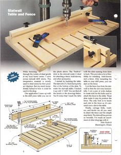 an instruction manual on how to build a workbench with woodworking tools and accessories