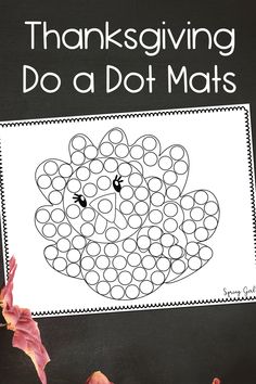 Need a simple and fun learning activity for the kids to do over Thanksgiving Week? Then these Thanksgiving Do a Dot Worksheets are the perfect solution for you! Do a Dot Worksheets are especially great for little ones. They are chunky, making it easier for their little hands to grab and manipulate. Dot Painting helps kids develop hand-eye coordination as they direct their marker to the spot on their paper, help for developing fine motor skills and colors recognition. Coloring Pages Thanksgiving, Marker Coloring Pages, Marker Coloring, Thanksgiving Week, Dot Worksheets, Printable Classroom Decor, Do A Dot, Dot Markers