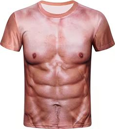 PRICES MAY VARY. Material Of Muscle T-shirt: 100% polyester fiber. High-quality polyester and spandex materials, soft and comfortable, soft to the touch,it like your skin keep you cool in summer. Top Style And Design:This trendy and sexy muscle T-shirt uses unique 3D digital printing technology to make the graphic look very realistic.Funny 3d graphic tees: There are many cool patterns, such as chest hair, muscle and so on.humorousunique style. Occasion:This fun t-shirt for Halloween, Christmas, Chest Hair, Christmas Costume, Muscle T Shirts, Party Dance, Beach Fishing, T Shirt Image, Muscle Shirts, Sun Beach, Top Funny