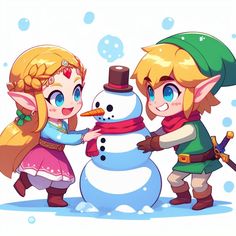 Zelda Christmas, Zelda Logo, Zelda Anime, Geek Games, Link Zelda, Cute Christmas Wallpaper, Build A Snowman, Holiday Wallpaper, Fire Dragon