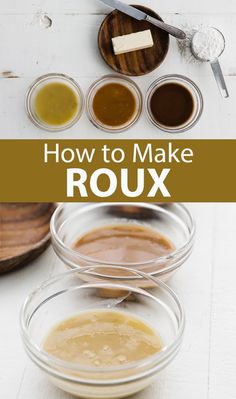 how to make roux in glass bowls