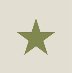 a green star on a gray background