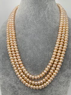 Our Real fresh water cultured pearls collection are real genuine pearls polish and shine on the pearls are natural and will stay as it is life long and can be used by generations. Natural Pearls have naturally varying undulations on the surface This classy pearl necklaces wear it with confidence worth every money spent. Mala Length : Approx 18 Inches No Earrings Pearls Necklace, Real Pearl Jewellery, Pearl Jewelry Design