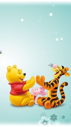 winnie the pooh and tigger wallpaper mural