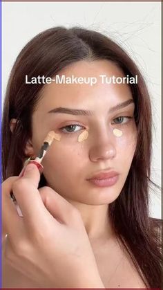 Latte-inspired makeup look! ☕✨Browns, creamy neutrals, and soft shades to create a cozy and sophisticated makeup style. #LatteMakeup #CozyChic #BeautyBlend credits to @petekalemdar on tiktok Makeup For Going To A Wedding, Makeup For Skin Tone, How To Make My Makeup Look Smooth, Convocation Makeup Look, Make Up With Concealer, Make Up For Cool Toned Skin, Makeup For Circle Face, Day Make Up Natural, Only Concealer Makeup