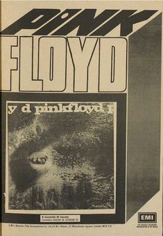 an advertisement for floyd's pink floyd album