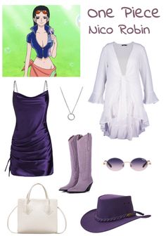 One Piece Outfit Ideas Anime, One Piece Anime Outfits, One Piece Anime Outfit Ideas, One Piece Outfits Anime, Nami Outfits Inspired, One Piece Inspired Outfits Anime, One Piece Outfit Ideas, Nico Robin Outfits Inspired, Robin Inspired Outfit