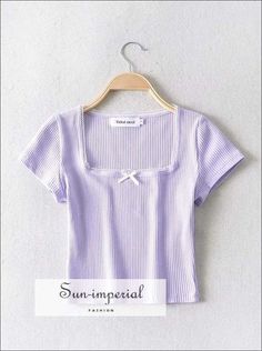 Sun-Imperial Material:COTTON Item Type:Tops Tops Type:Tees Sleeve Length(cm):Short Sleeve Style:REGULAR Fabric Type:JERSEY Pattern Type:Solid sun-imperialJK2005183 Gender:WOMEN Clothing Length:Short Decoration:Lace Style:Casual Age:Ages 16-28 Years Old Collar:Square Collar See size chart : https://sun-imperial.com/pages/size-chartSizing advice :Most items run small ( discluding swimsuits and shoes) - If you are not sure which size will work best for you - You can email us via info.sunimperial@gm Fitted Purple T-shirt For Spring, Fitted Lavender Short Sleeve Top, Purple Cotton Tops For Spring, Fitted Purple T-shirt For Summer, Fitted Lavender Summer Top, Fitted Lavender Top For Summer, Lavender Trendy T-shirt For Summer, Trendy Lavender T-shirt For Summer, Trendy Lavender Summer T-shirt