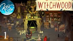 an animated image of a witch's house with lots of stuff