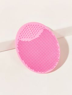 Pink  Collar  Silicone  Cleansing Brushes Embellished   Beauty Tools Face Cleansing Brush, Face Exfoliator, Face Brush Cleansing, Mom Accessories, Natural Face Skin Care, Pink Room Decor, Pink Head, Face Cleansing, Facial Cleaning