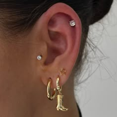 You Wish Earrings– EVRYJEWELS Ušný Piercing, Piercing Inspo, Baby Earrings, Jeweled Earrings, Ice Ice Baby, Jewelry Lookbook, Cow Boy, Girly Jewelry