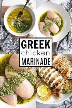 greek chicken marinade with lemons and herbs