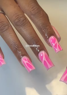 Nails W Letter, Medium Length Square Nail Ideas, Nails Technician, Square Nail Ideas, Beginner Nail Designs, W Letter, Aura Nails, Square Nail, Romantic Nails