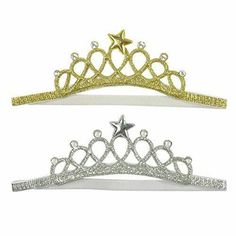 Wrapables Baby Princess Crown Headband with Rhinestones (Set of 2) Wrapables Baby Princess Crown Headband with Rhinestones (Set of 2) A lovely tiara fit for a princess. These lovely headbands feature a crown with rhinestones and a star on top. Made with stretchy and soft materials so your baby will be comfortable while wearing them. The headbands are perfect for pretend play, parties, photos, or just dressing up an outfit to make your little one look super adorable. Listing and template services Baby Crown Headband, Baby Crown, Baby Hair Bands, Birthday Headband, Girls Crown, Toddler Headbands, Headband Tiara