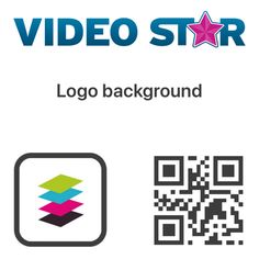 the video star logo and qr code are shown in this screenshoter's image