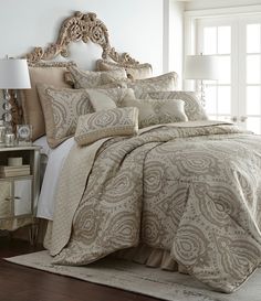 the comforter is neatly made and ready to be used in the bedroom or as an accent piece