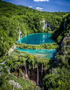 the plitka waterfall in plitka national park is one of croatia's most beautiful waterfalls