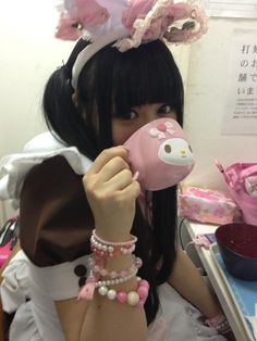 ∞♡*♥ Maid Cafe, Emo Princess, Cute Asian Fashion, Aesthetic Japan, Japanese Aesthetic, Japanese Street Fashion, J Fashion, Kawaii Girl, Cat Girl