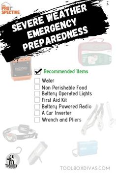 Winter weather brings a lot of unknowns. Always keep yourself and your family prepared with this severe weather emergency preparedness sheet. Emergency Preparedness Checklist, Emergency Preparedness Kit, Emergency Shelter, Severe Weather, Emergency Preparedness