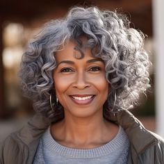 Embrace your natural beauty with our Soul Lady Custom Silver Grey Wig, specially designed for seniors who exude grace and elegance. The Salt & Pepper coloring of this Short Loose Curly Bob wig adds a touch of sophistication, perfect for women over 60 looking to enhance their style. Crafted from high-quality Human Hair, this wig offers a realistic look and comfortable feel. The Glueless Lace construction ensures a secure fit without any hassle, making it easy to wear all day long. Elevate your Full Volume Hair, Shoulder Length Wavy Hair, Loose Curly Hair, Full Volume, Grey Wig, Pepper Color, Human Hair Lace Wigs