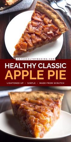 A healthier apple pie for your Thanksgiving dessert ideas list! This easy fall baking recipe is clean eating. From the flaky crust to the cozy, spiced filling, this Healthy Classic Apple Pie is just as delicious and satisfying as traditional full-fat recipes! Easy Fall Baking, Healthy Apple Pie Recipe, Thanksgiving Dessert Ideas, Crumble Recipes, Apple Recipes Healthy, Fall Cookie Recipes, Clean Desserts