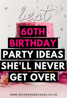 DIY creative 60th birthday party ideas for older women