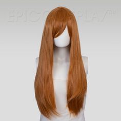 Nyx Autumn Orange Mix Long Straight Wig This wig is a Autumn Orange Mix long straight wig perfect for cosplay, costuming, and even casual daily wear. As one of our most versatile styles, you're free to cut it, curl it or style it in any way that suits your needs. This Autumn Orange Mix long straight wig reaches a total length of 28 inches and comes with 6 inch bangs that can be simply swept to the side, trimmed, or styled in any way otherwise. A unique skintop at the hairline of this wig offers