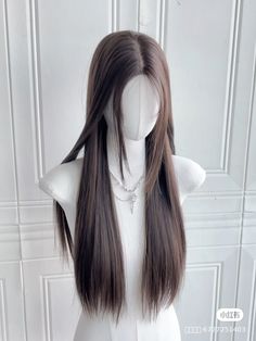 Korean Hair Long, Soft Layer, Hair Style Vedio, Hair Streaks, Hair Tutorials For Medium Hair