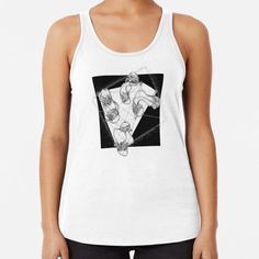 "DJ APOKALIPS LICKER ANIMAL TECHNO PARTY" Racerback Tank Top by wrinkledbambina | Redbubble Rave Party