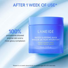 Water Sleeping Mask, Laneige Water Sleeping Mask, Mask Cream, Moisturizing Toner, Overnight Mask, Gel Mask, Skin Care Items, Skin Toner, Hydrating Mask