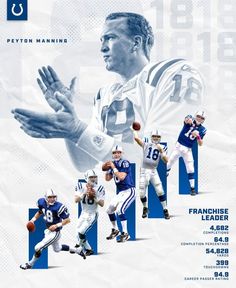 an advertisement for the new york giants football team, featuring two players and one player