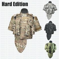 Upgrade Adjustable American Tactical Vest Full Protect Real Armor Field Equipmen 100% New Condition and High Quality There is a slight color difference between the actual object and the picture. Package:1PC   The Hard Edition adopts fabric which is more wear-resistant than Standard Edition. Besides the main body of the vest, throat protection, shoulder protection and crotch protection are all equipped with 2mm EVA inserts, making it more sturdy and stylish to wear Real Armor, Military Aesthetic, Navy Art, Tactical Vest, Armor Concept, Tag Sale, Tactical Gear, Adoption, Mens Outfits