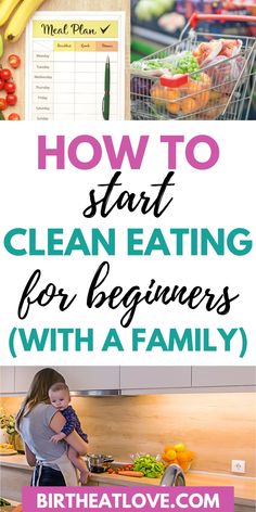 how to start clean eating for beginners with a family