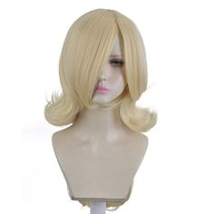 PRICES MAY VARY. 【MATERIAL】Our Platinum Blonde Pigtails Wig is made of 100% Soft high-quality heat-resistant synthetic fibers. Very natural and realistic, natural, breathable, soft wavy and comfortable. 【Adjustable Size】The breathable net cap circumference 21-23 Inches, Two Adjustment Straps Can be Linked to a Fixed Position to Fit Different Head Sizes. 【Package Included】:1 Blonde Wig + 1 Free Wig Cap + 1 Crown 【About Hair】The Blonde wig is soft to touch, you can trim the bangs a tad and style t Realistic Wig, Blonde Pigtails, Pigtail Wig, Blonde Princess, Blond Wig, Gold Wigs, Free Wig, Game Cosplay, Halloween Costume Party