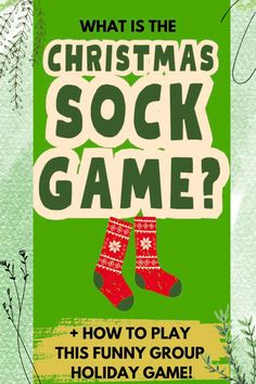 Struggling to find a fun Christmas party game that will have everyone laughing? This hilarious holiday group game will spice up any adult Christmas party or Christmas gift games, perfect for both teens and adults. Save this pin for an unforgettable Christmas Eve game that everyone will enjoy! Christmas Exchange Games, Christmas Sock Exchange, Christmas Socks Exchange, Christmas Craft Ideas To Make, Sock Gift Ideas, Funny Christmas Party Games