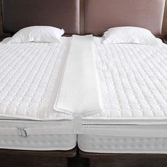 two mattresses are placed on top of each other