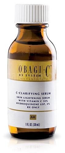 Fortify your skin by providing it with the potent antioxidant therapy that only Obagi C-Rx System C-Clarifying Serum can deliver. This one-of-a-kind serum is the first and only corrective vitamin C + 4% hydroquinone blend available on the market today. The C-Clarifying Serum helps to promote a more even skin tone while significantly reducing the appearance of fine lines and wrinkles. Skin Lightening Serum, Looking Younger, Lightening Serum, Skin Lightener, Skin Care Collection, Home Beauty Tips, Gorgeous Skin, Moisturizing Serum, Lighten Skin