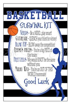 an image of a basketball survival kit