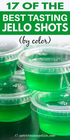 17 Of The Best Jello Shot Flavors (By Color) | Blue Jello Shots Lime Jello Shots, Jello Shots Recipes, Alcohol Jello Shots, Tequila Jello Shots, Vodka Cupcakes, Margarita Jello Shots, Shots Recipes, Blue Jello Shots