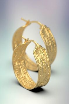 Old Gold Earrings, Mexican Jewelry Gold Earrings, Gold Hoop Earrings Mexican, Textured Gold Hoop Earrings, Gold Hispanic Jewelry, Mexican Gold Earrings, Classic Yellow Gold Jewelry, Gold Mexican Jewelry, Mexican Jewelry Gold