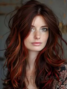 32 Highlights for Brown Hair in Fall for 2024 Featuring Caramel and Red Color Ideas for Brunettes Hair Color Ideas Autumn, Medium Brown And Red Hair, Chestnut Hair With Red Highlights, Brown And Red Balayage, Red And Brown Highlights, Brunette Hair Caramel, Easy Hair Up Hairstyles, Hair Caramel Balayage, Balayage Dark Hair