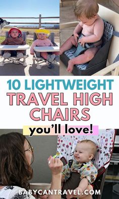 the top 10 light weight travel high chairs you'll love to have on hand